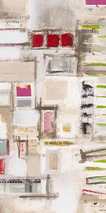 Framed Plans Four II Print