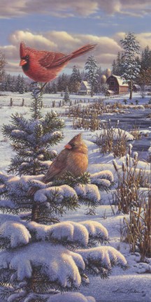 Framed Cold Winters Day Print