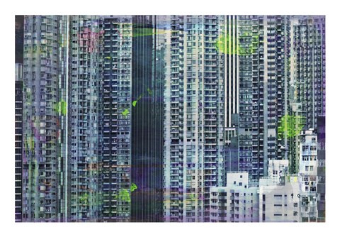 Framed Hong Kong Sky 6 Print