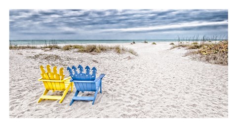 Framed Beaching It Print