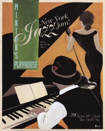 Framed Minton's Playhouse Print