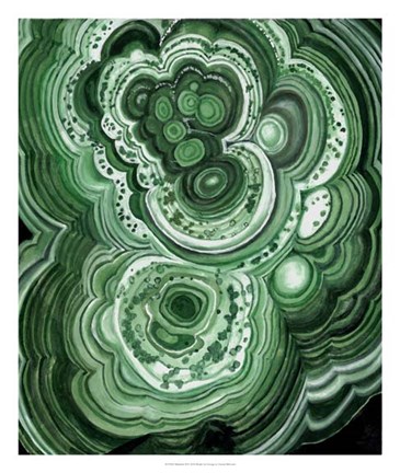 Framed Malachite II Print