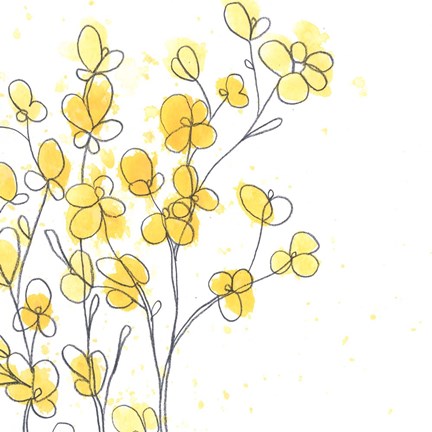 Framed Posy Pop I Print