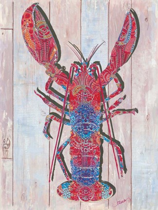 Framed Lobster II Print