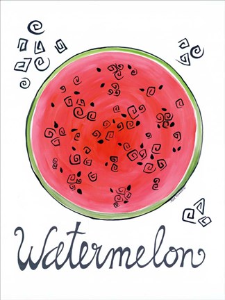 Framed Watermelon Print