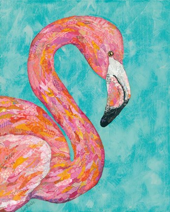 Framed Flamingo Print