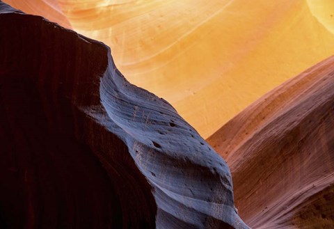 Framed Canyon Shadows Print