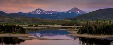 Framed Serene Lake Print