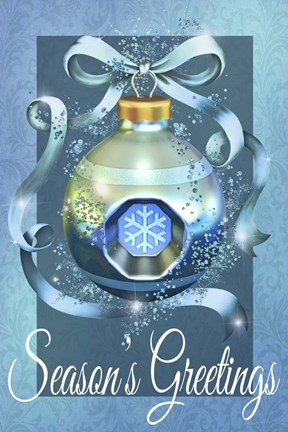 Framed Seasons Greetings Print