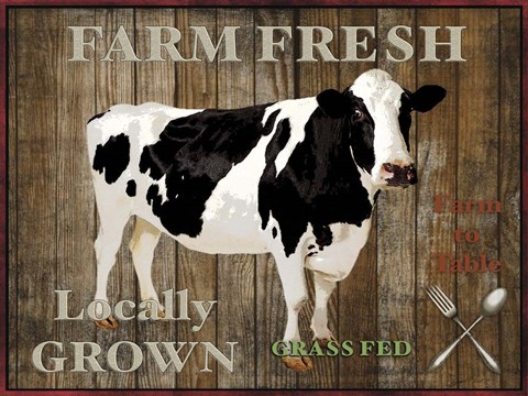 Framed Farm Fresh II Print