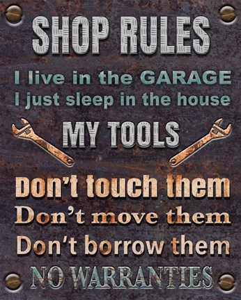 Framed Garage Special Print