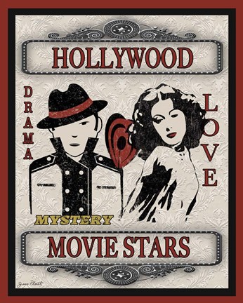 Framed Movie Night - Light II Print