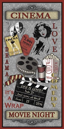 Framed Cinema I Print