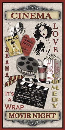 Framed Cinema II Print