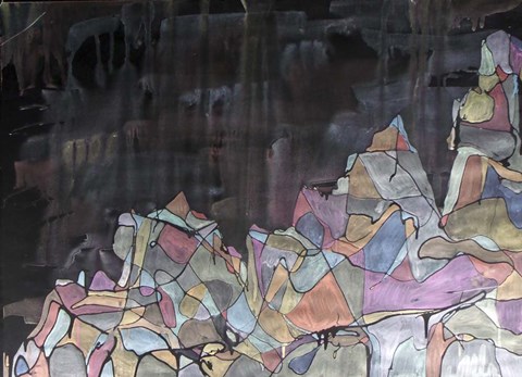 Framed Galdhopiggen Print