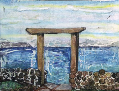 Framed Gateway to Michigan Print