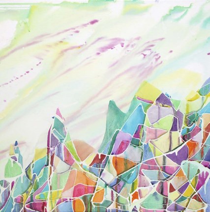 Framed Mount Shishaldin Print