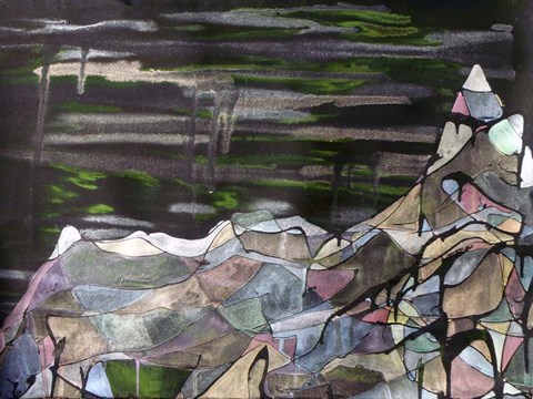 Framed Mount Marcus Baker Print