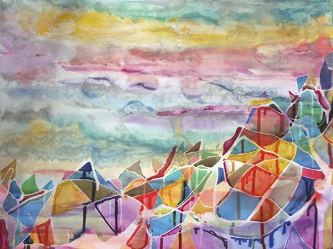 Framed Mount Blessing Print