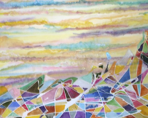 Framed Puncak Jaya Print