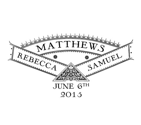 Framed Wedded Vintage Print