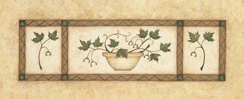 Framed Leaves A Print