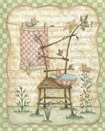 Framed Garden 2 Print