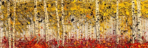 Framed Fall Panoraspen Print