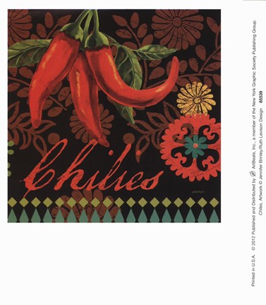 Framed Chiles Print