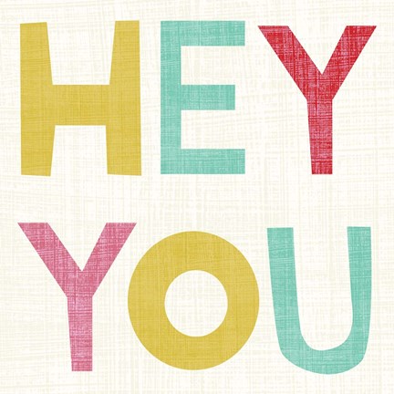 Framed Hi You II Print