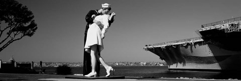 Framed Unconditional Surrender, San Diego Aircraft Carrier Museum, San Diego, California Print
