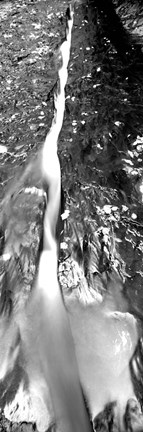 Framed Stream flowing through rocks, North Creek, Zion National Park, Utah Print