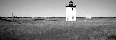 Framed Long Point Light, Long Point, Provincetown, Cape Cod, Massachusetts Print