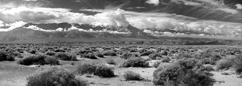 Framed Death Valley landscape, Panamint Range, Death Valley National Park, Inyo County, California Print