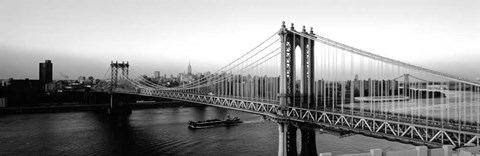 Framed Manhattan Bridge, NYC, NY Print