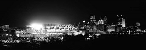 Framed Heinz Field, Three Rivers Stadium, Pittsburgh, Pennsylvania Print