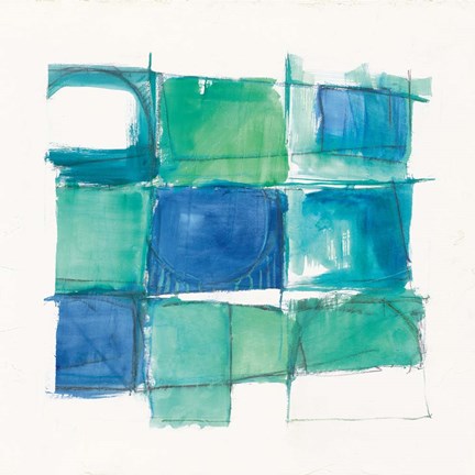 Framed 131 West 3rd Street Square II on White Print