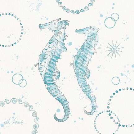 Framed Coastal Splash III Print