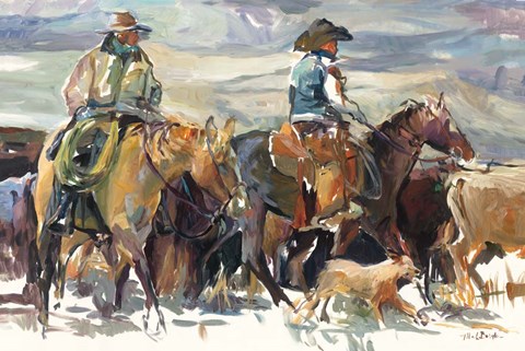 Framed Roundup Print