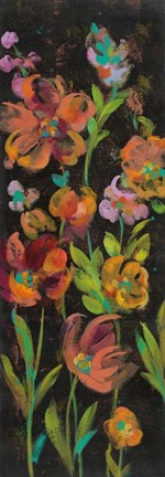 Framed July Garden Trio II Print