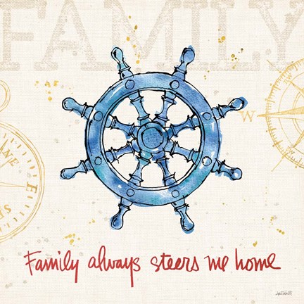 Framed Coastal Life III Print