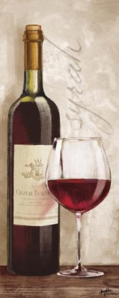 Framed Wine in Paris VI Print