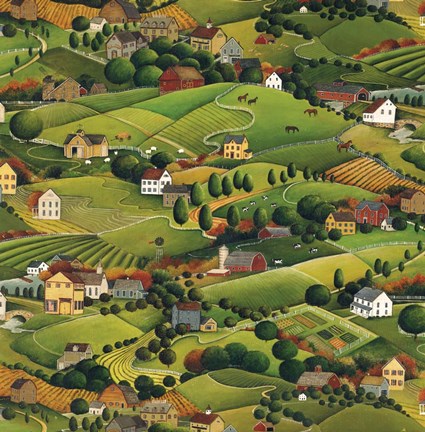 Framed Pleasant Valley Print