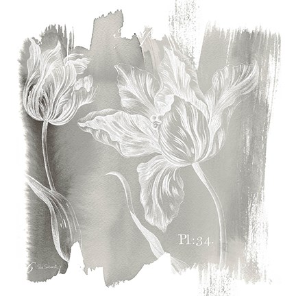 Framed Water Wash I Neutral Print