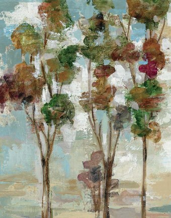 Framed Serene Forest II Print