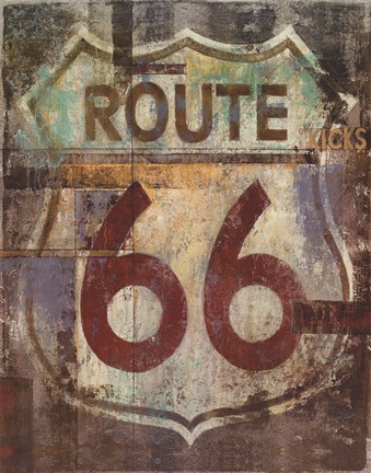 Framed Route 66 Print