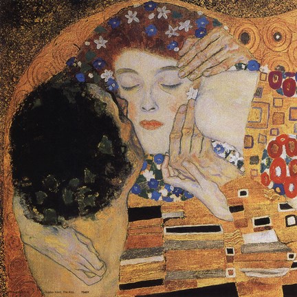 Framed Kiss, ca. 1907 Print