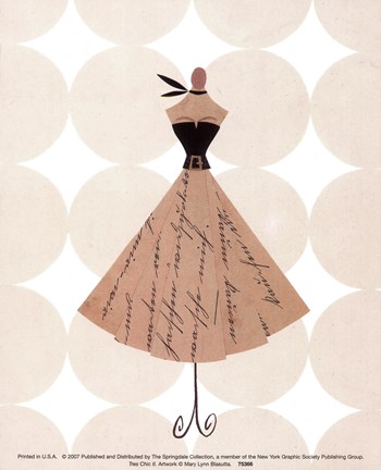 Framed Tres Chic II Print