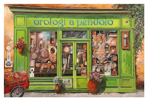 Framed Orologi a Pendolo Print