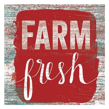 Framed Farm Fresh Print